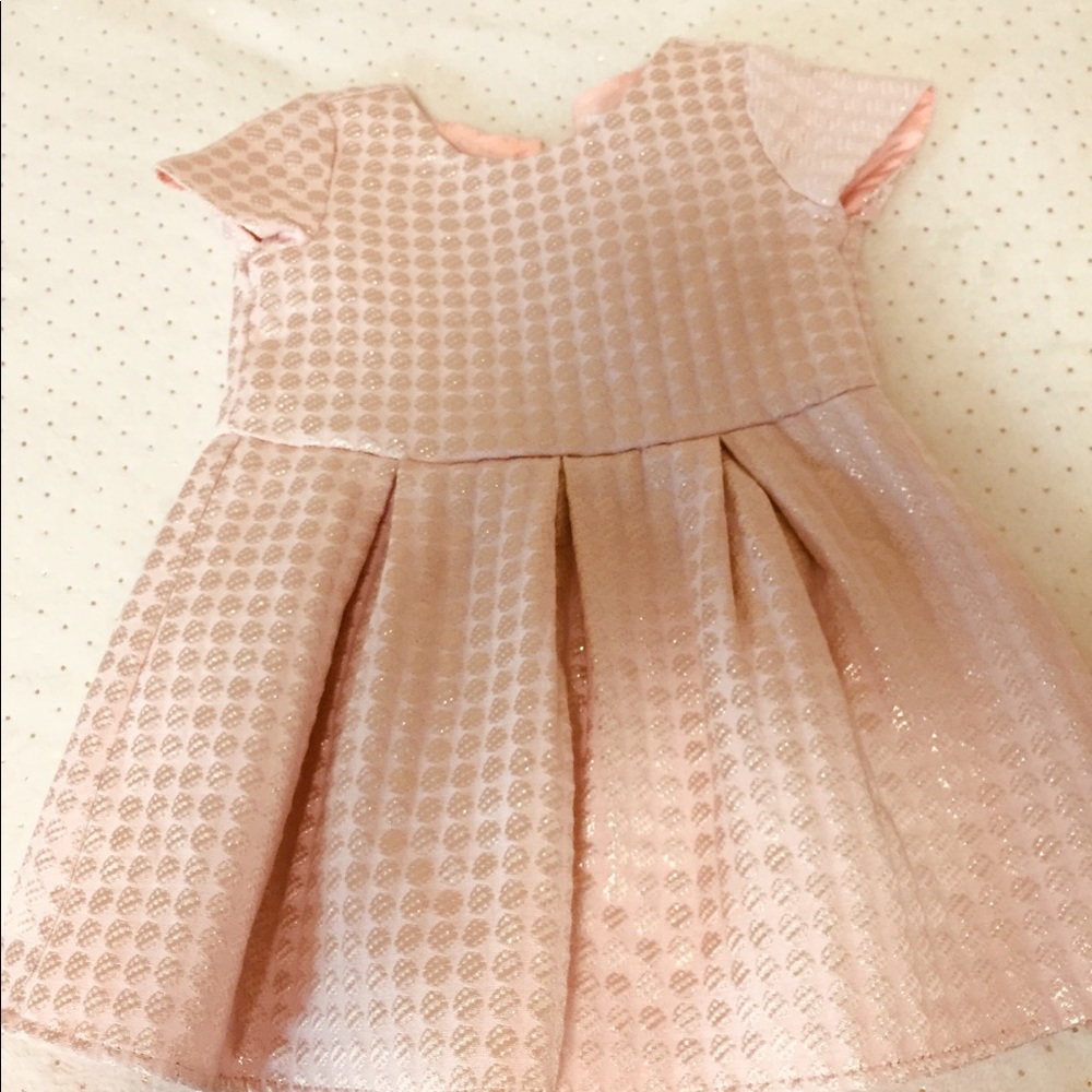 2t pink party dress worn twice VGUC w/ hat!